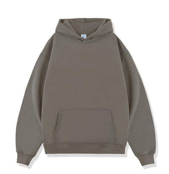 Solid Color Loose Hoodies for Men