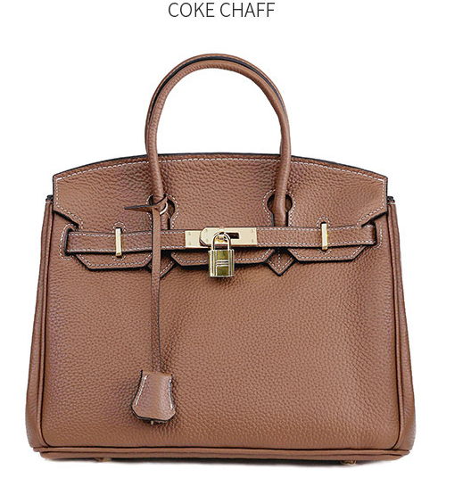 Platinum Luxe Cowhide Women's Handbag
