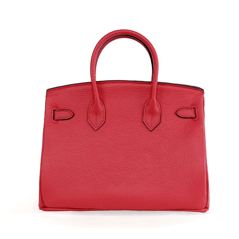 Platinum Luxe Cowhide Women's Handbag