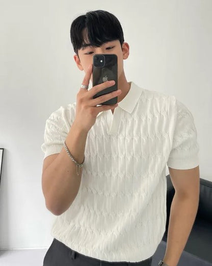 Men's Breezy Polo Half-Sleeve Shirt