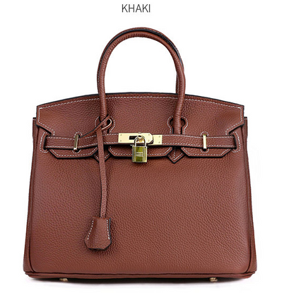Platinum Luxe Cowhide Women's Handbag