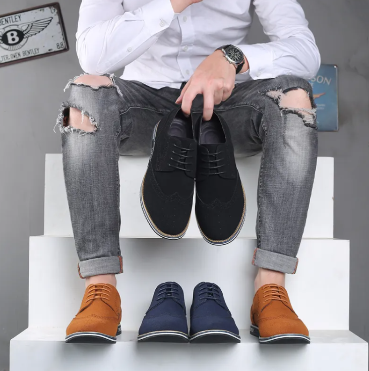 Classic British Suede Trainers