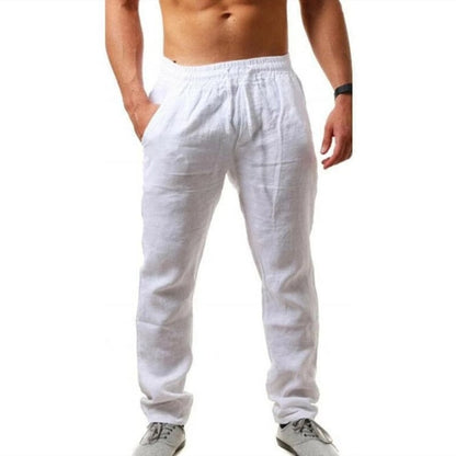 Men's Summer Linen Joggers - Casual Style