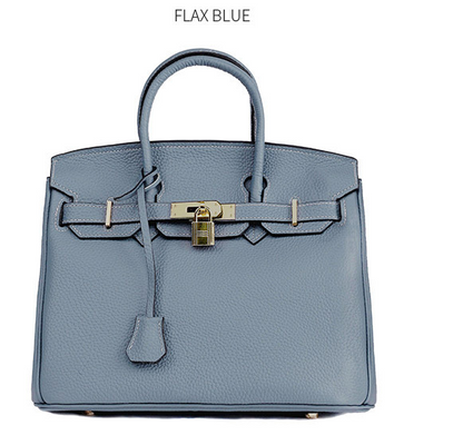 Platinum Luxe Cowhide Women's Handbag