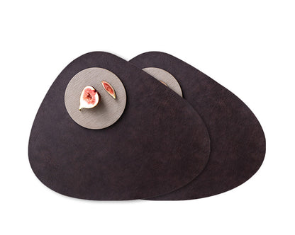 Elegant Heat-Resistant Leather Placemat