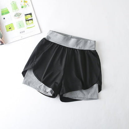 Fast-Dry Athletic High-Waist Shorts