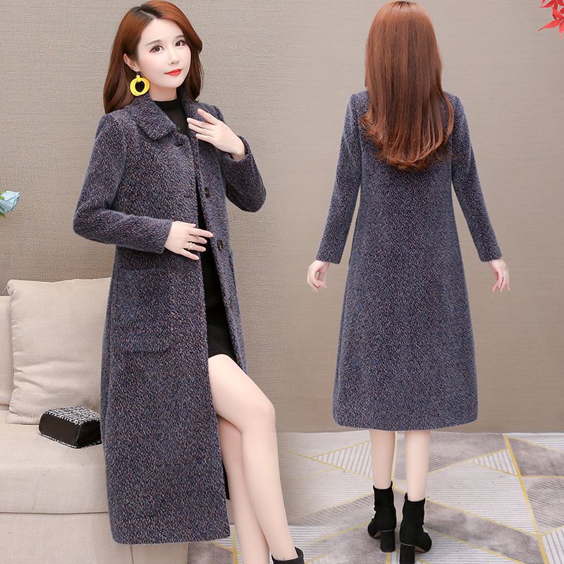 Chic Mid-Length Women's Padded Fleece Coat