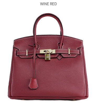 Platinum Luxe Cowhide Women's Handbag