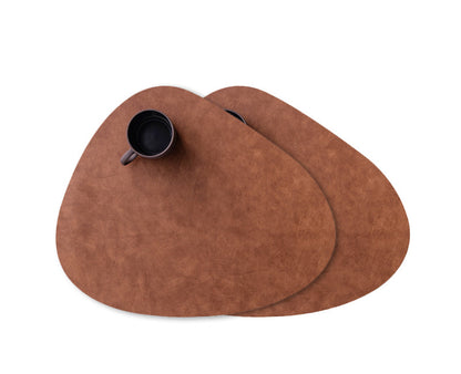 Elegant Heat-Resistant Leather Placemat