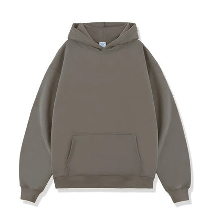 Solid Color Loose  Hoodies for Men