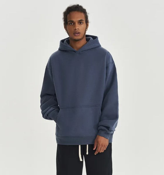 Solid Color Loose  Hoodies for Men