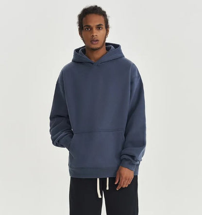 Solid Color Loose  Hoodies for Men