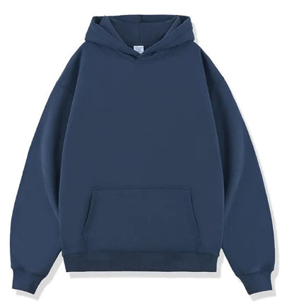 Solid Color Loose  Hoodies for Men