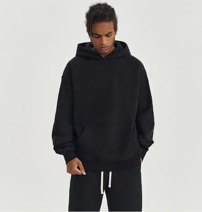 Solid Color Loose  Hoodies for Men