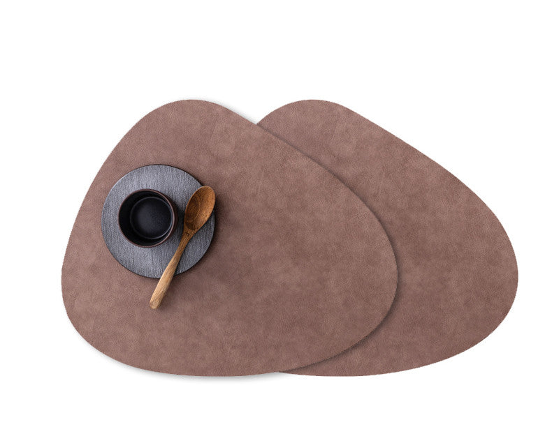 Elegant Heat-Resistant Leather Placemat