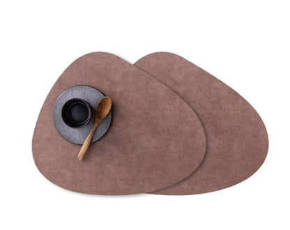 Elegant Heat-Resistant Leather Placemat