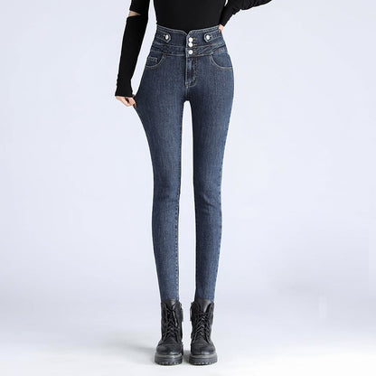 Spring Slim High Waist Trousers