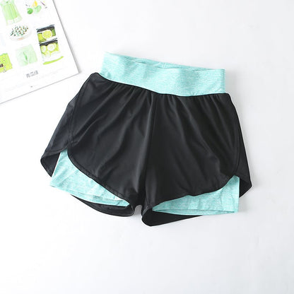 Fast-Dry Athletic High-Waist Shorts