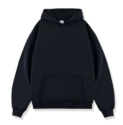 Solid Color Loose  Hoodies for Men