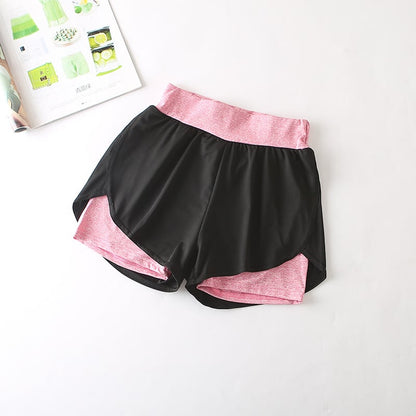 Fast-Dry Athletic High-Waist Shorts