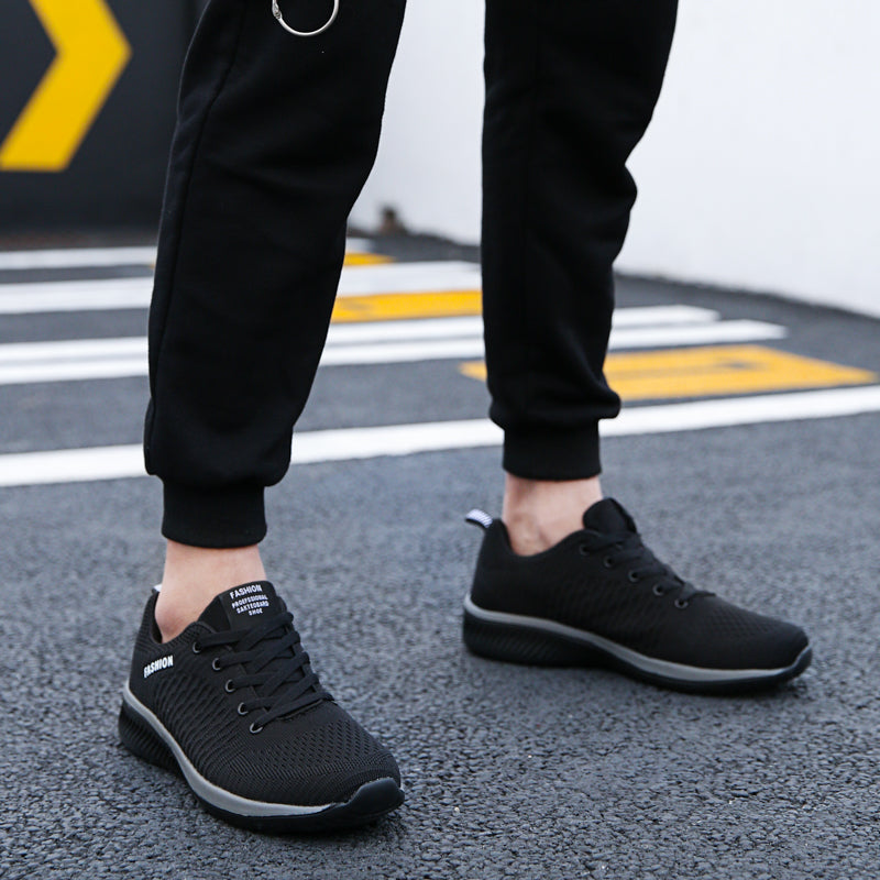 Plus Size Mesh Sports Trainers for Men
