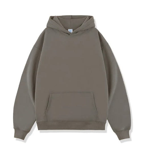 Solid Color Loose  Hoodies for Men
